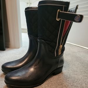 Tommy Hilfiger Navy Rain Boots